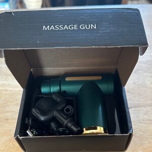 Green and Gold Massage Gun